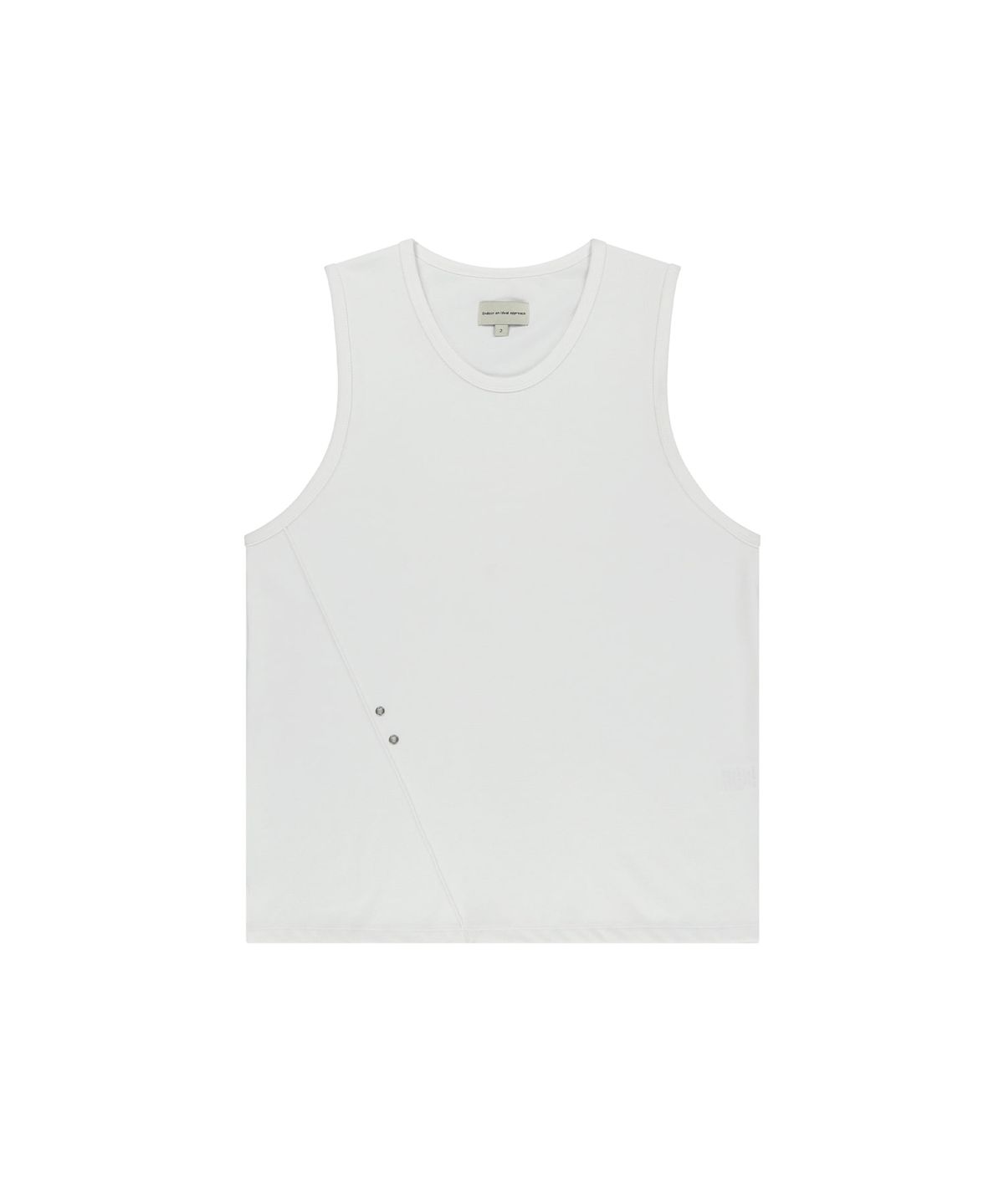 엔도어(ENDOOR) Struct line punching sleeveless (white)