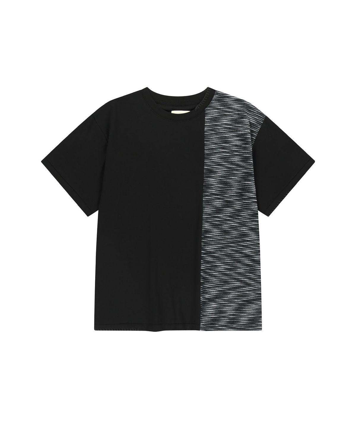 엔도어(ENDOOR) Functional Knit Panel 1/2 T-Shirt (black)
