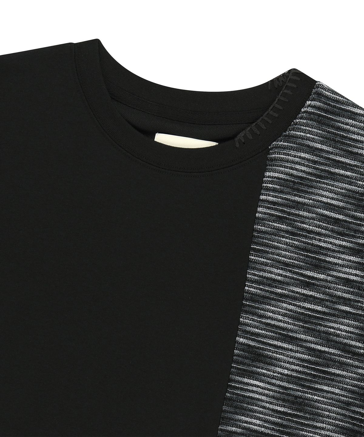 엔도어(ENDOOR) Functional Knit Panel 1/2 T-Shirt (black)