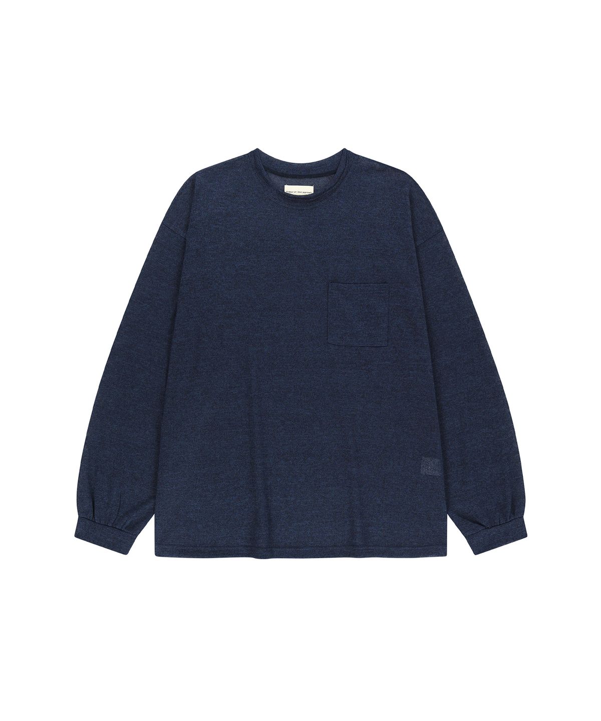엔도어(ENDOOR) Double Neck Knit Long Sleeve (navy)