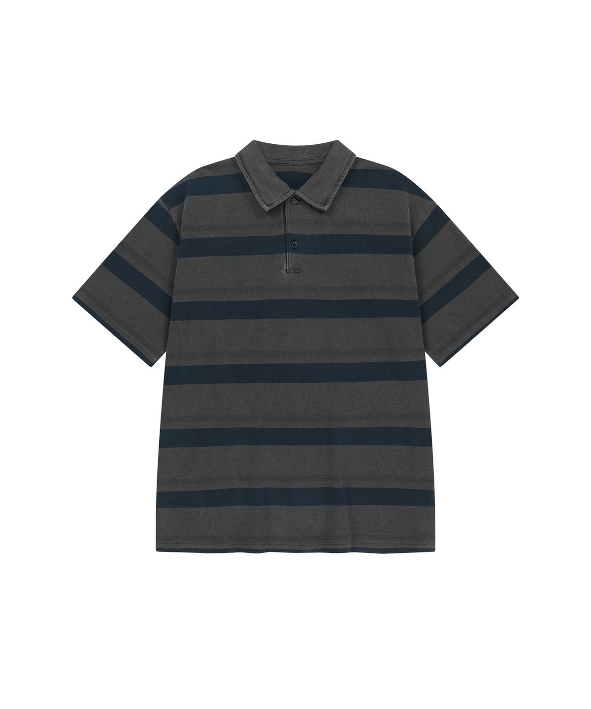 엔도어(ENDOOR) Vintage pk stripe 1/2 polo shirt (vtg blue)