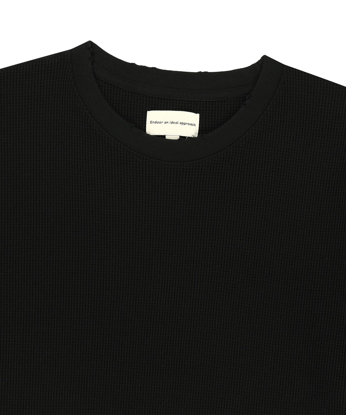 엔도어(ENDOOR) Vtg Damage 1/2 T-Shirt (black)
