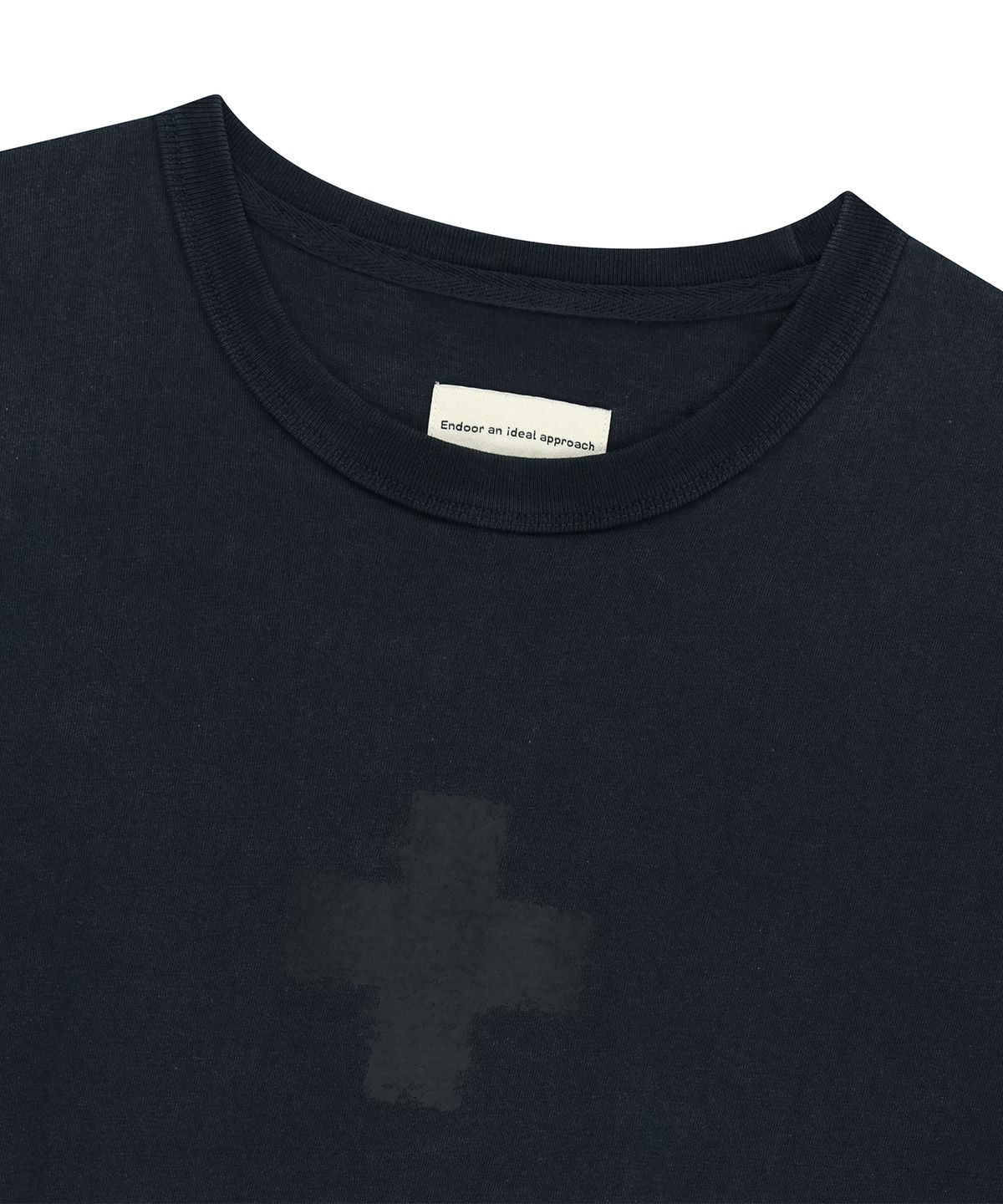 엔도어(ENDOOR) Vintage cross 1/2 T-Shirt (vtg navy)