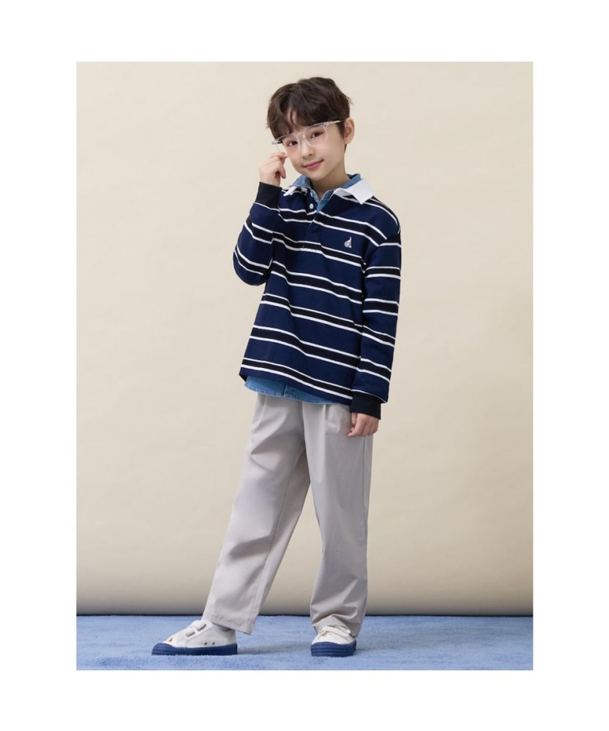 빈폴 키즈(BEANPOLE KIDS) 배럴 팬츠  베이지 (BI6221U91A)