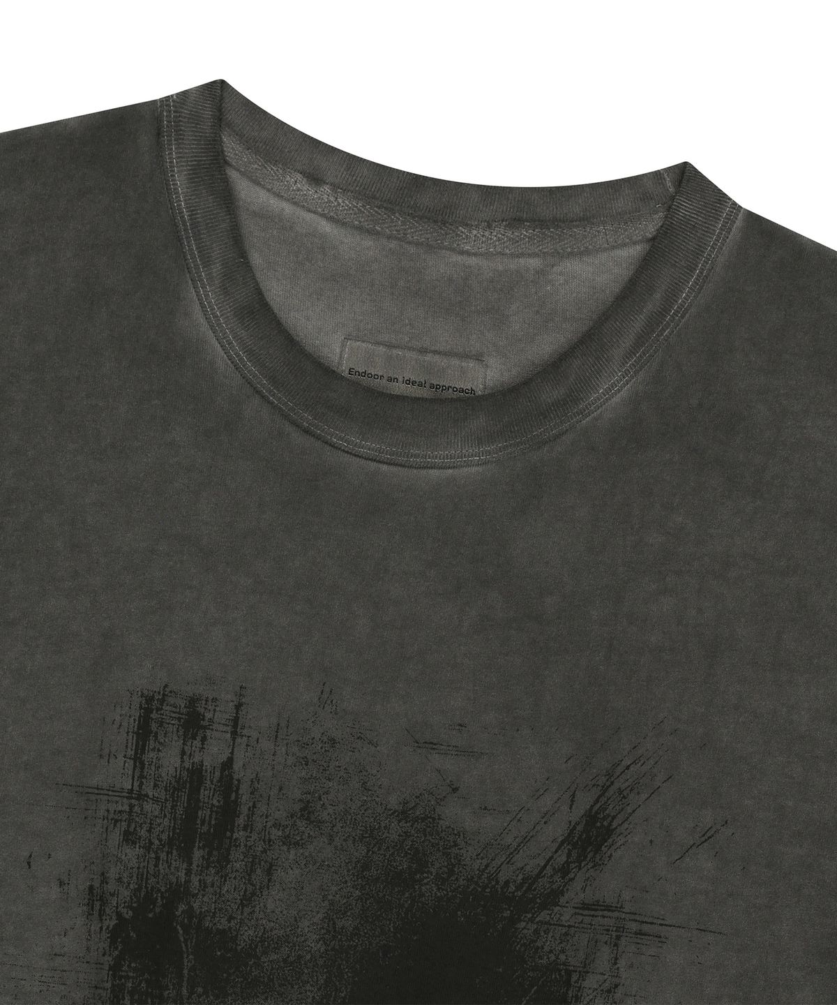 엔도어(ENDOOR) Archive trace 1/2 T-shirt (vtg gray)