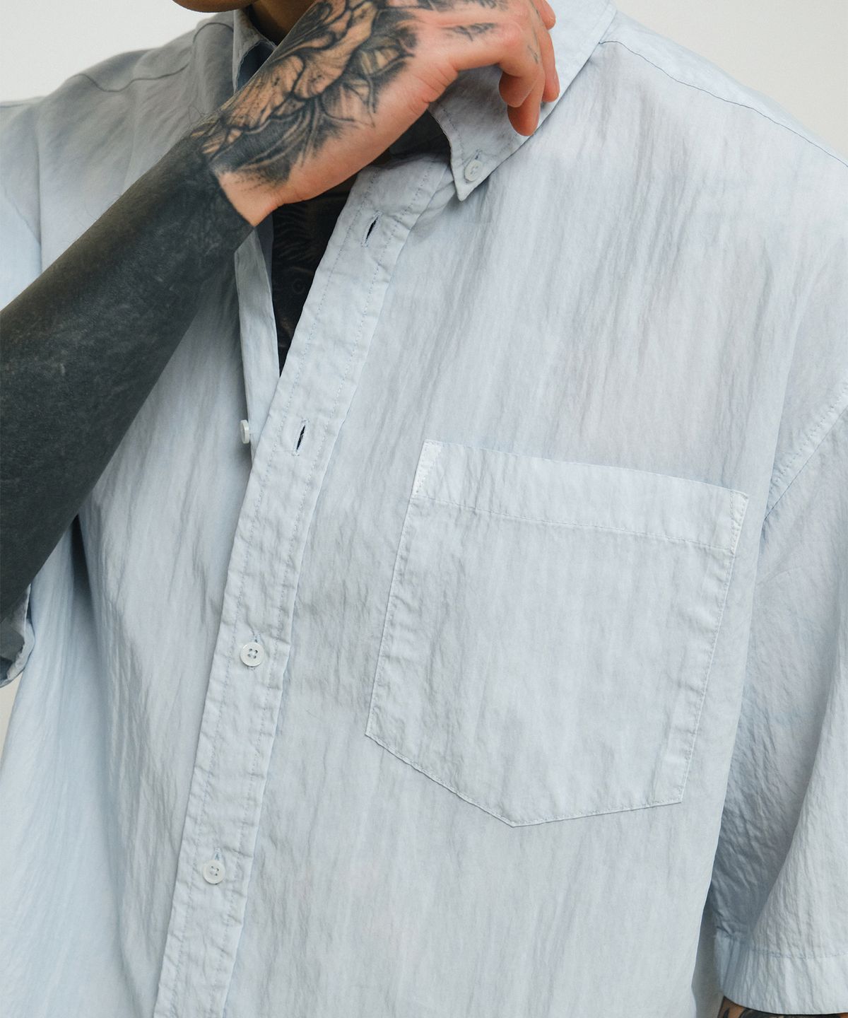 엔도어(ENDOOR) Vintage 1/2 shirt (vtg sky blue)