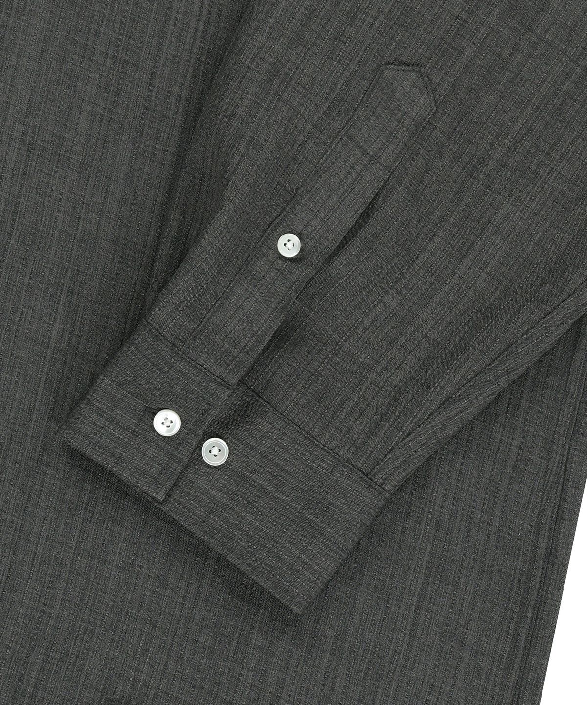 엔도어(ENDOOR) Muted stripe shirt (dark gray)