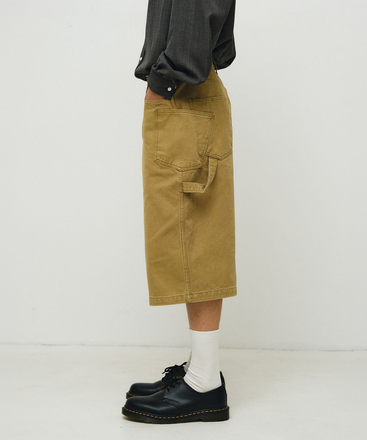 엔도어(ENDOOR) Washed Utility Bermuda Pants (beige)