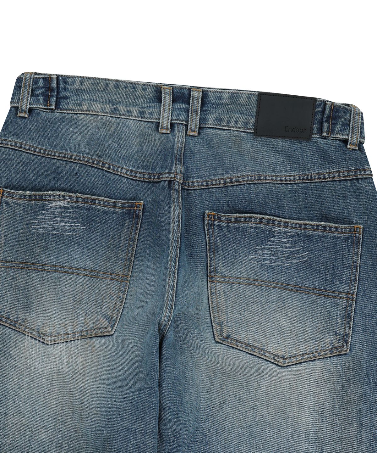 엔도어(ENDOOR) Archive repair denim pants (indigo blue)