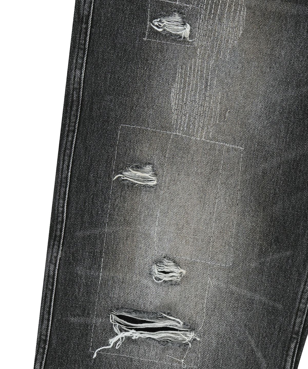 엔도어(ENDOOR) Archive repair denim pants (black)