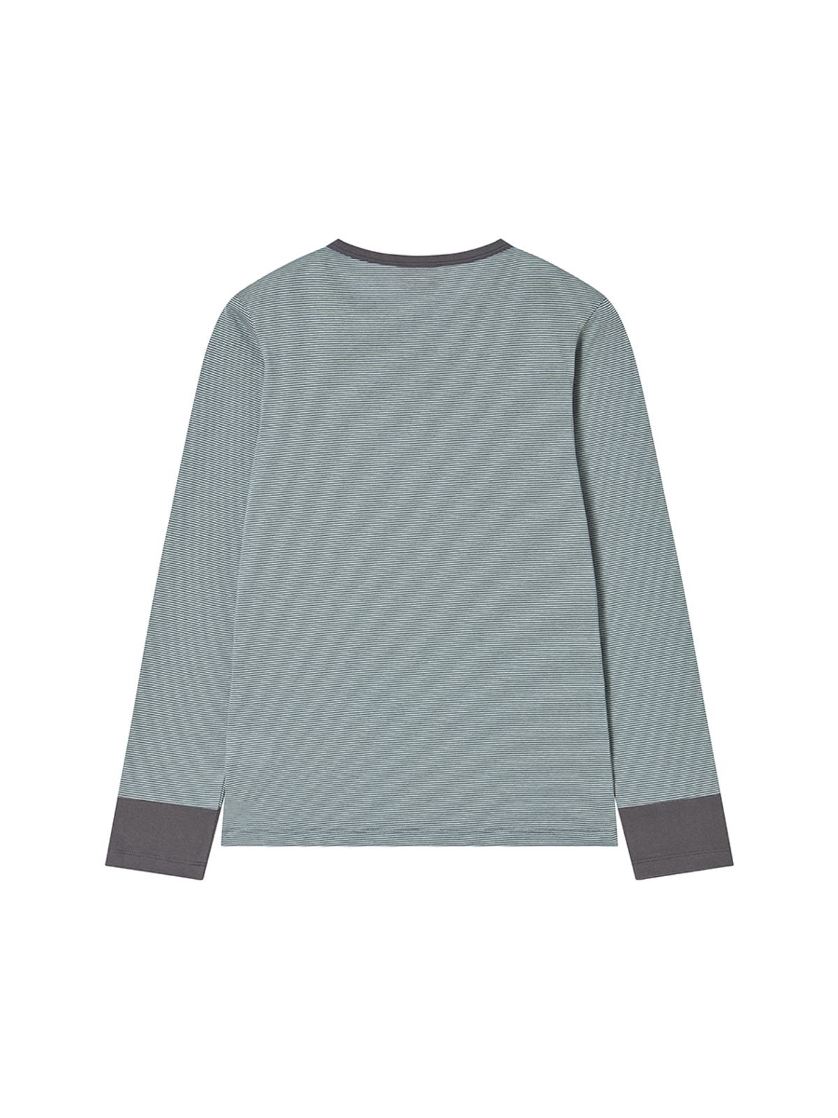 엔와이엑스엑스(NYXX) STRIPE BUTTON L/S MINT