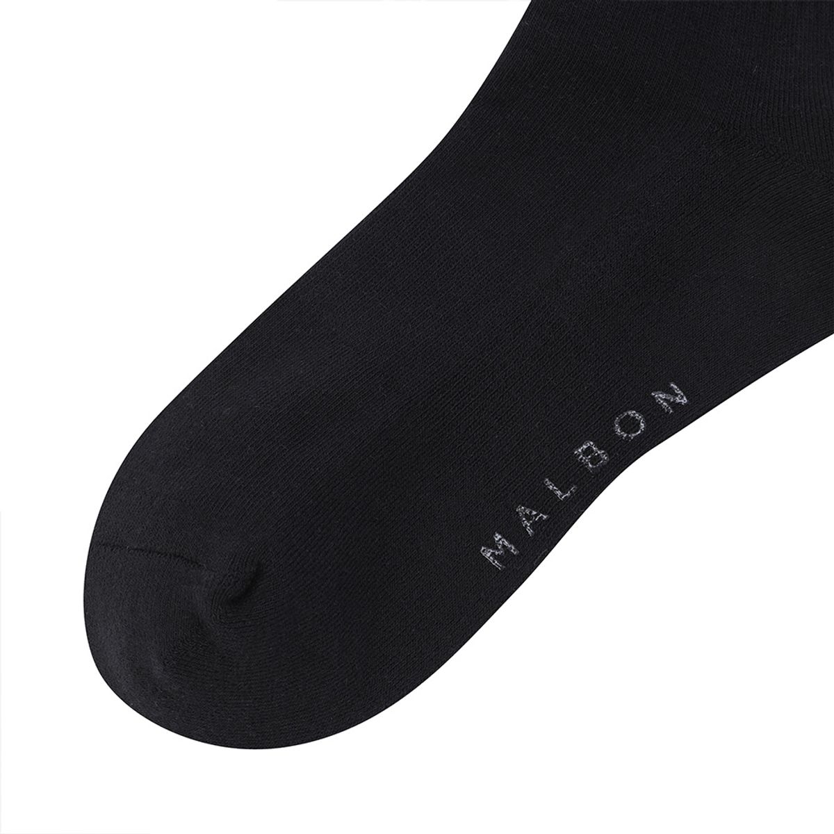 말본 골프(MALBON GOLF) 언발란스 로고 자카드 크루 삭스 BLACK