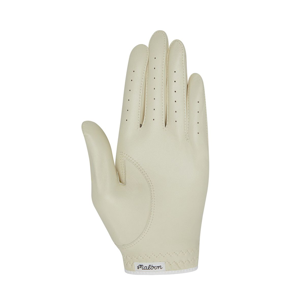 말본 골프(MALBON GOLF) 공용 M 자수 로고 왼손 장갑 IVORY