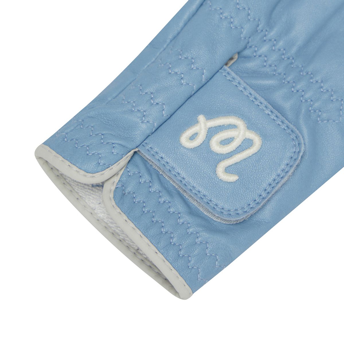 말본 골프(MALBON GOLF) 공용 M 자수 로고 왼손 장갑 BLUE