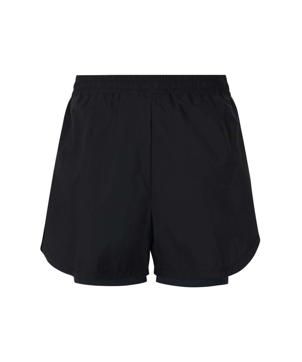 디스커버리 익스페디션(DISCOVERY EXPEDITION) 여성 퍼텍스 2IN1 러닝 쇼츠 (BLACK)