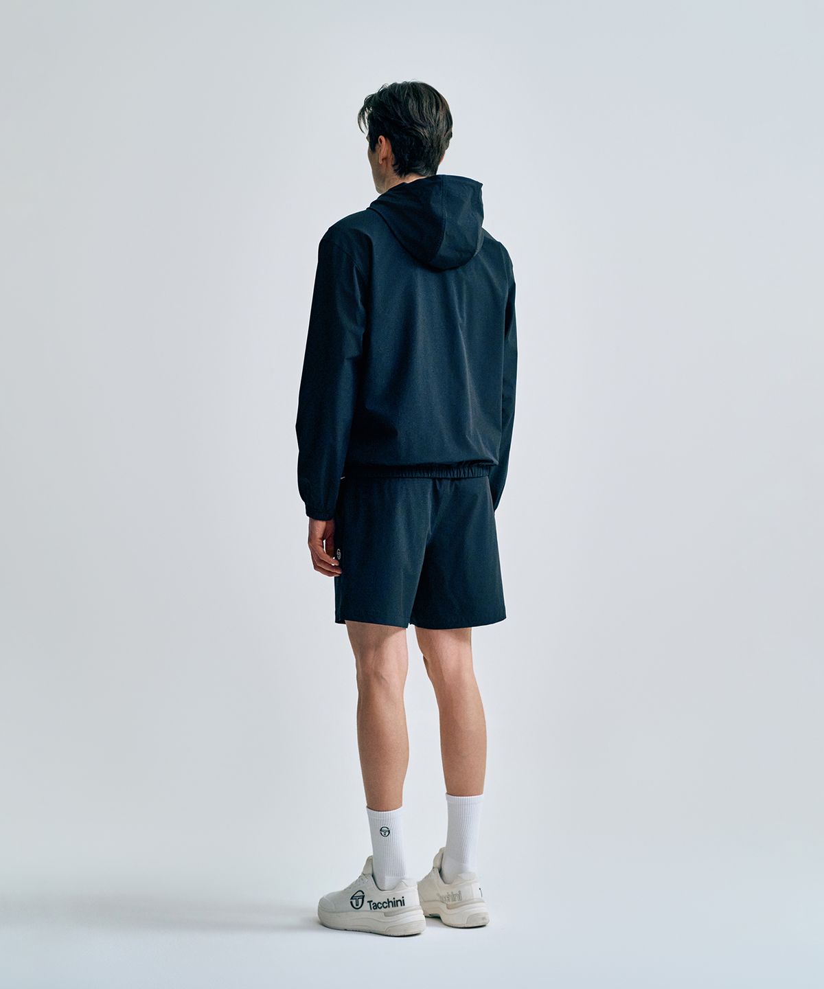 세르지오 타키니(SERGIO TACCHINI) M 프레쉬닷 우븐 6인치 쇼츠 (Black)