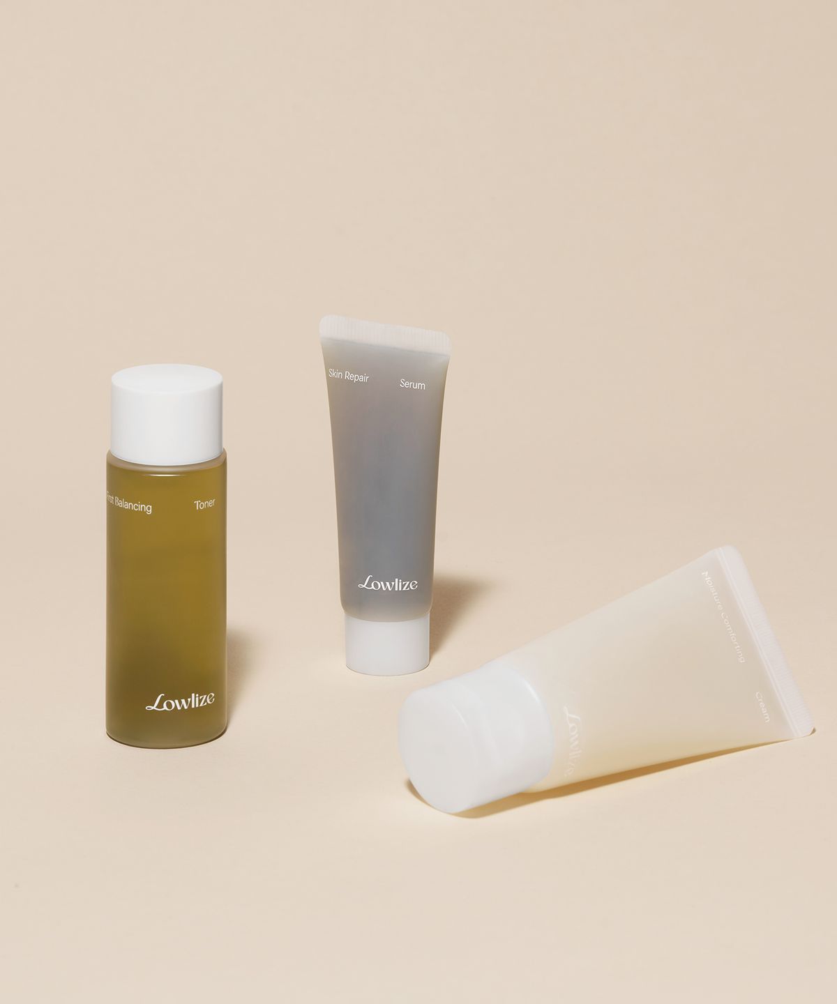 로우라이즈(LOWLIZE) 카밍 트래블 키트 (토너47ml+세럼20ml+크림40ml)