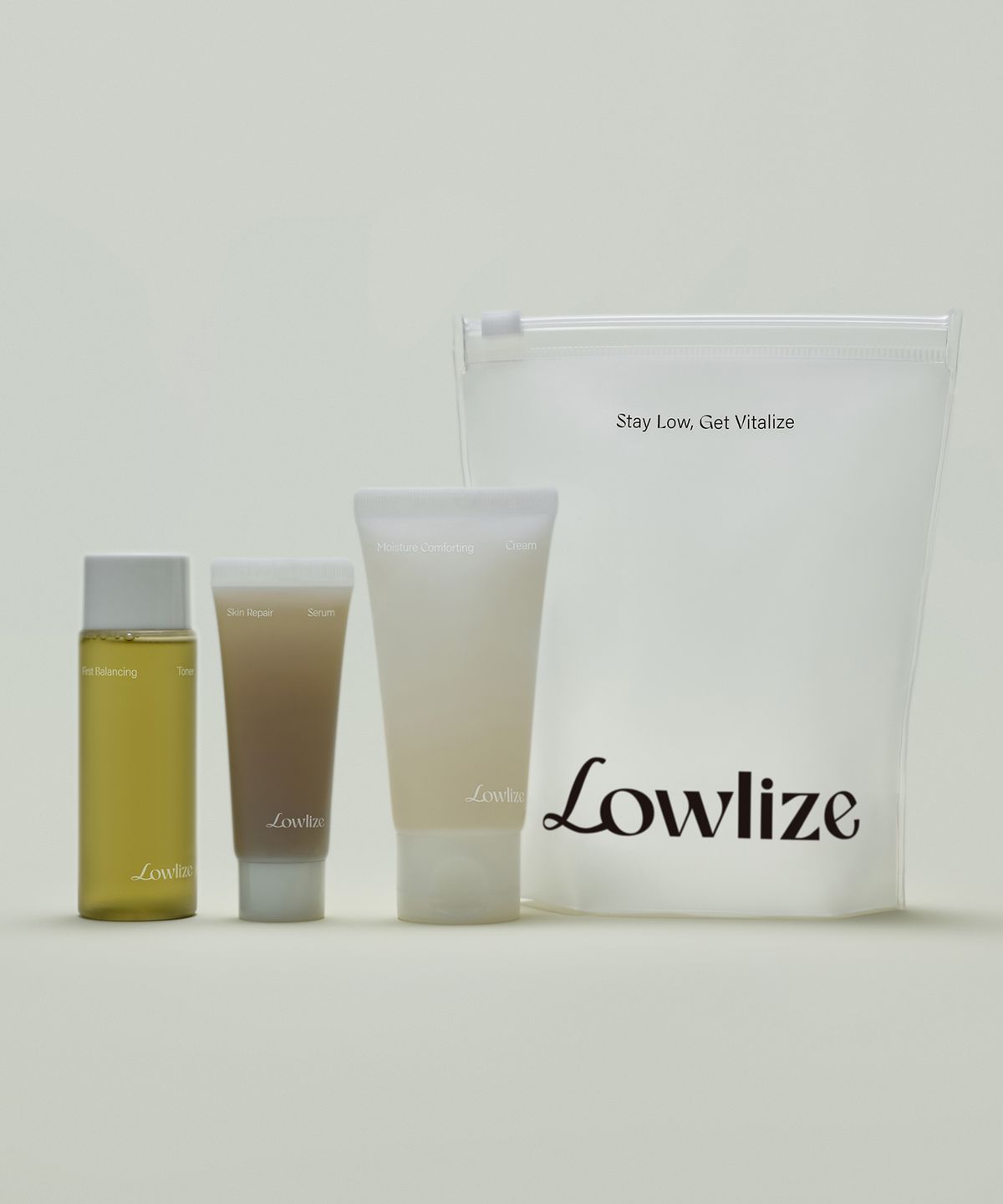 로우라이즈(LOWLIZE) 카밍 트래블 키트 (토너47ml+세럼20ml+크림40ml)