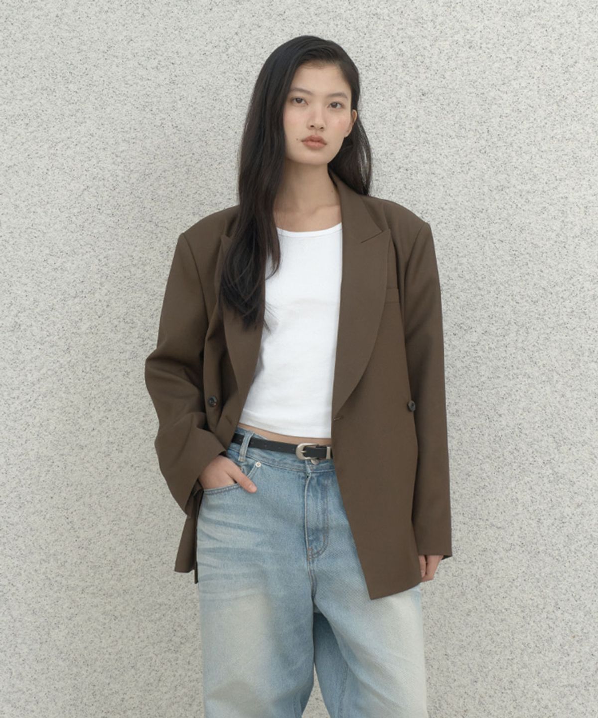 더엔엘(THE N:L) 라피엘 피그 자켓 - [Khaki]