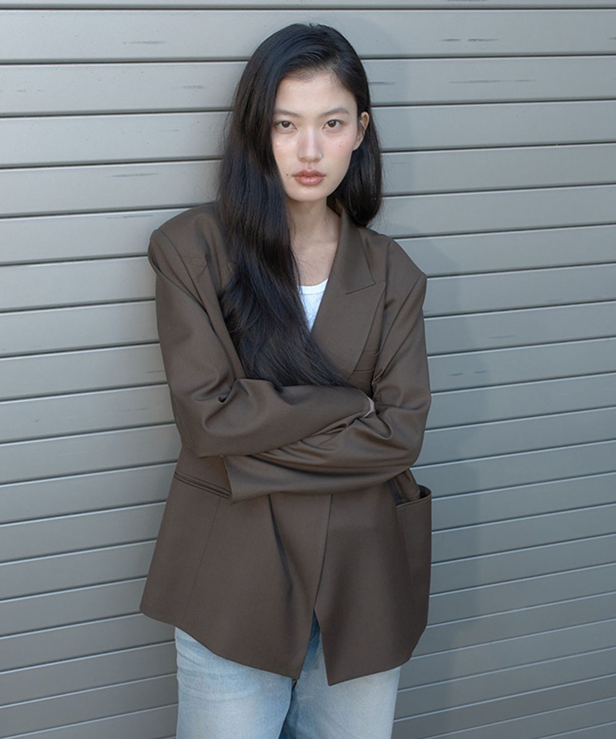 더엔엘(THE N:L) 라피엘 피그 자켓 - [Khaki]