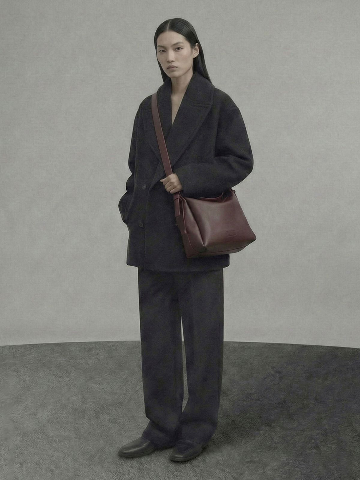 밋맷밋(MEETMETMEET) The Mark Small burgundy