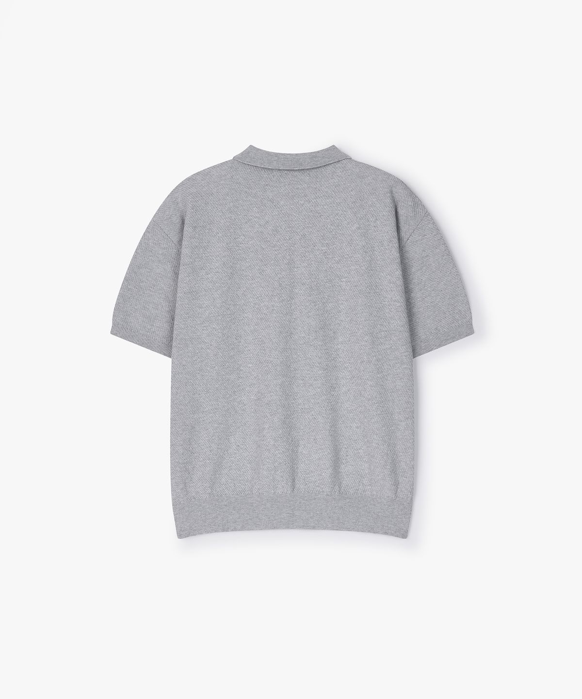 플로즈룸(FLAWSROOM) Pure Cotton Collar Knit GREY