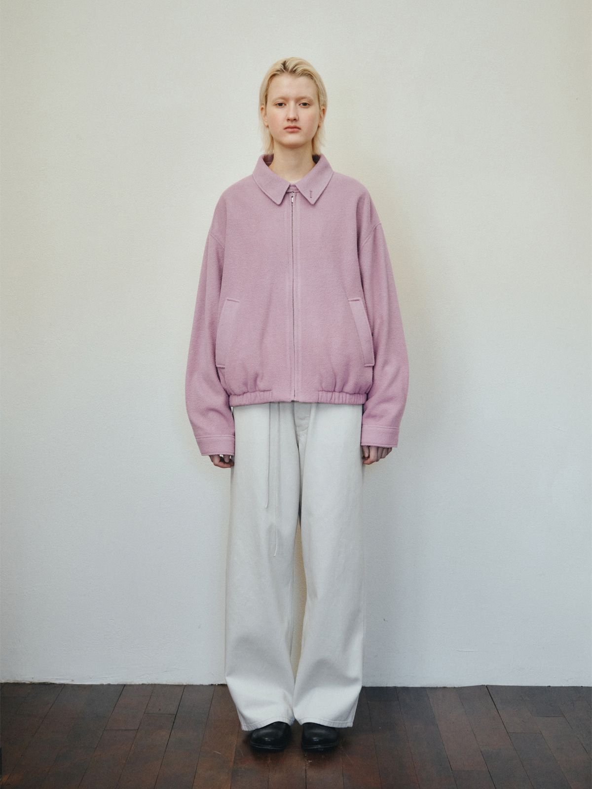 리플레인(REPLAIN) SOFT FLEECE BLOUSON_LILAC