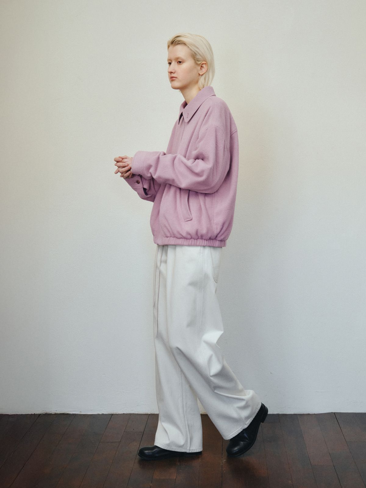 리플레인(REPLAIN) SOFT FLEECE BLOUSON_LILAC