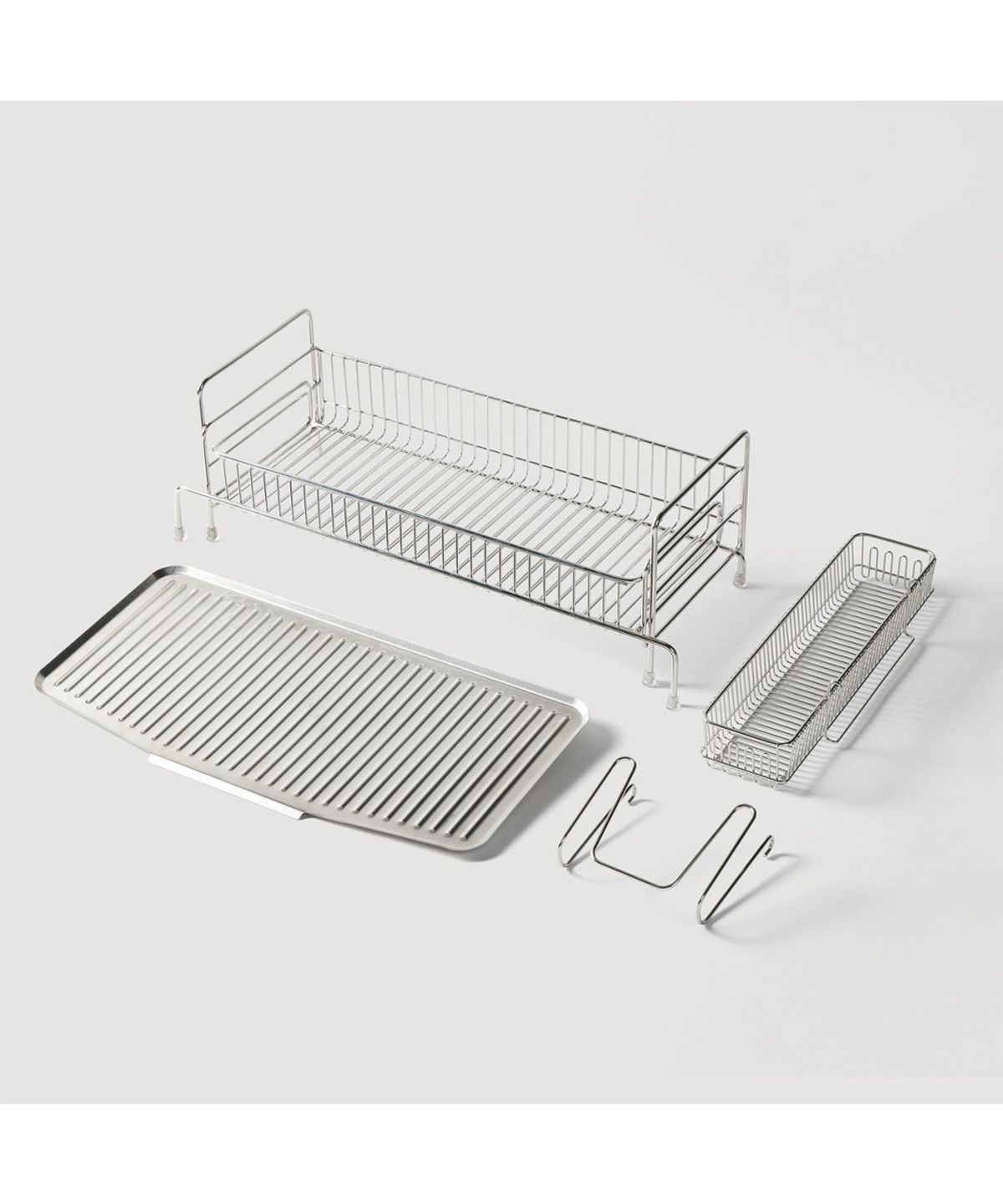 자주(JAJU) 틈새 확장형 식기 건조대_52.5x20(~34)x17CM