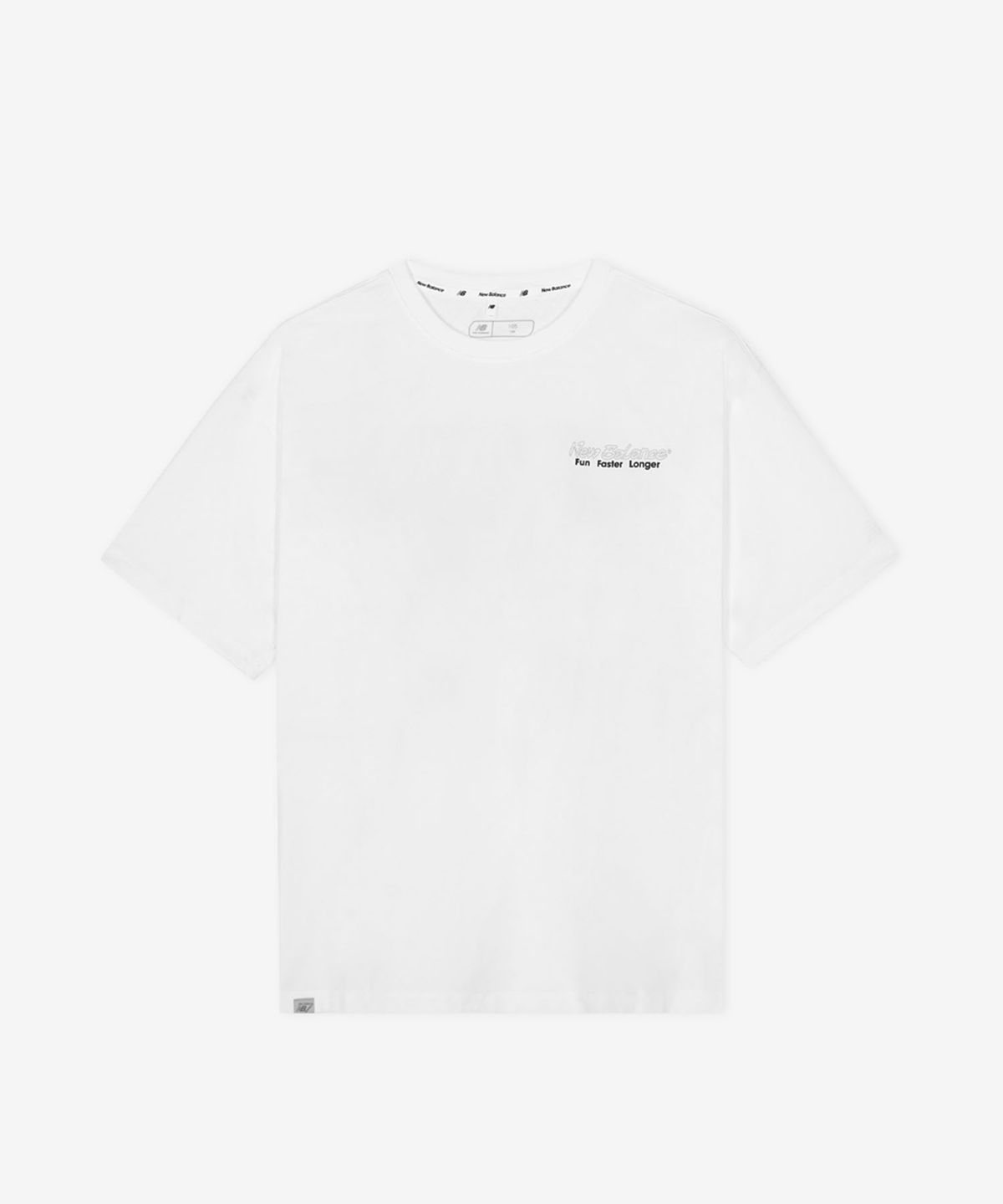 뉴발란스(NEW BALANCE) NBNEG25403 / UNI RC FROZEN 러너스 반팔티 (WHITE)