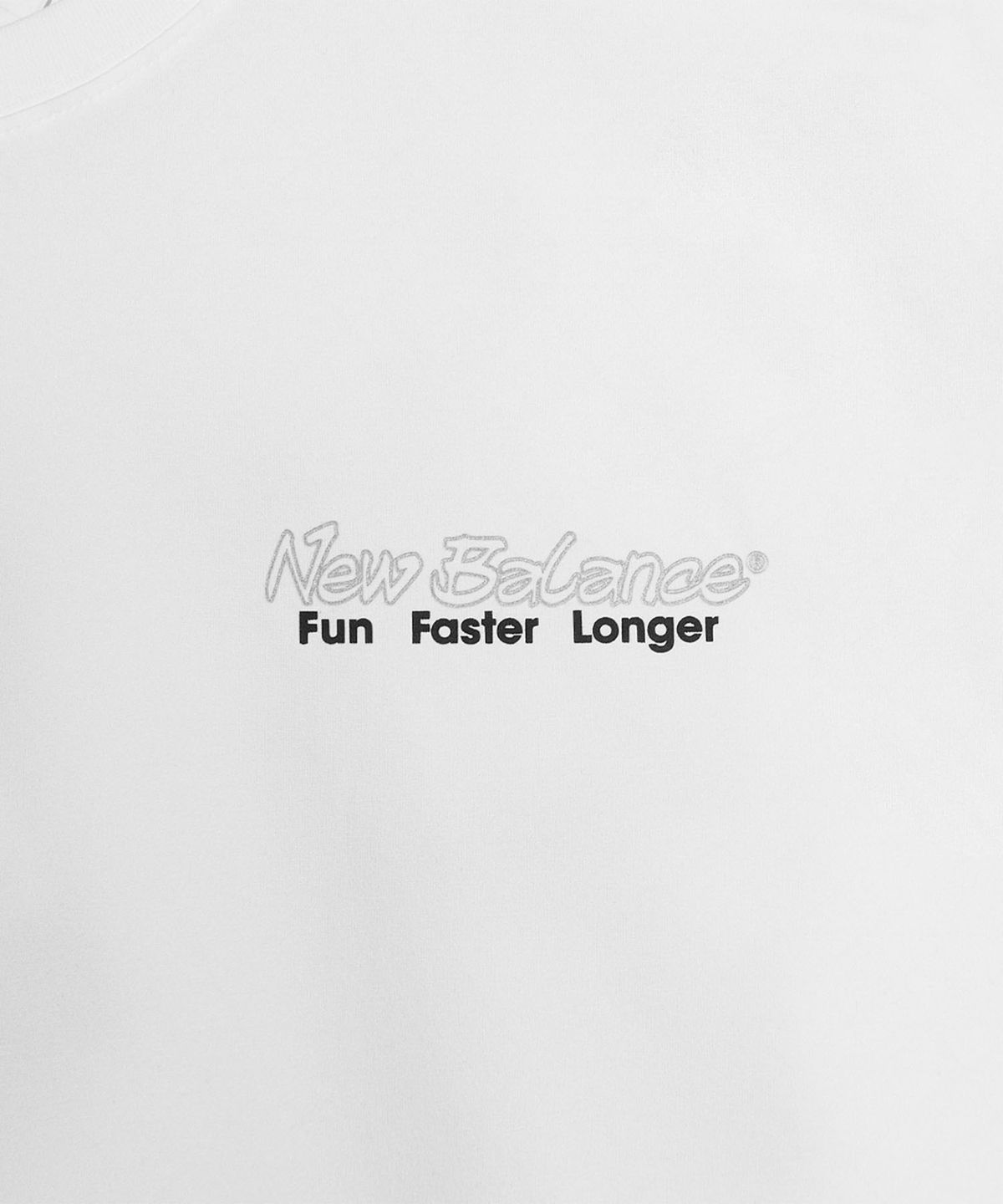 뉴발란스(NEW BALANCE) NBNEG25403 / UNI RC FROZEN 러너스 반팔티 (WHITE)