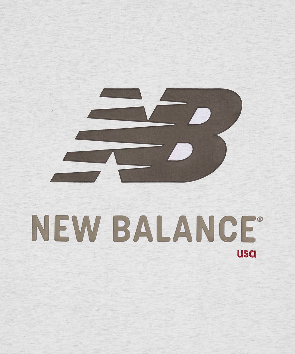 뉴발란스(NEW BALANCE) NBNEG21433 / UNI 에센셜 빅로고 반팔티 (LIGHT GRAY)