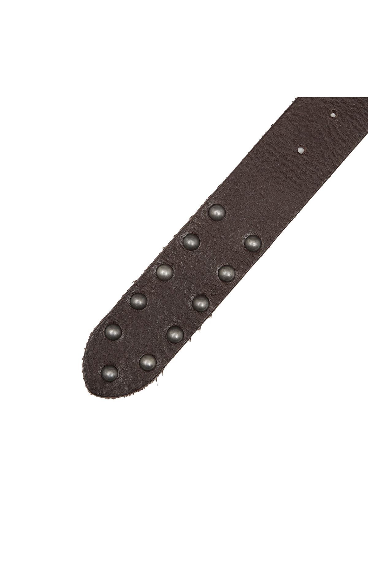 메아(MEA) STUD LEATHER BELT [BROWN]