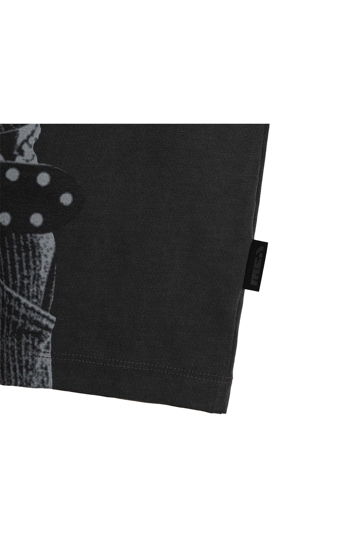 메아(MEA) ILLUSION PRINTED L/S TOP [CHARCOAL]