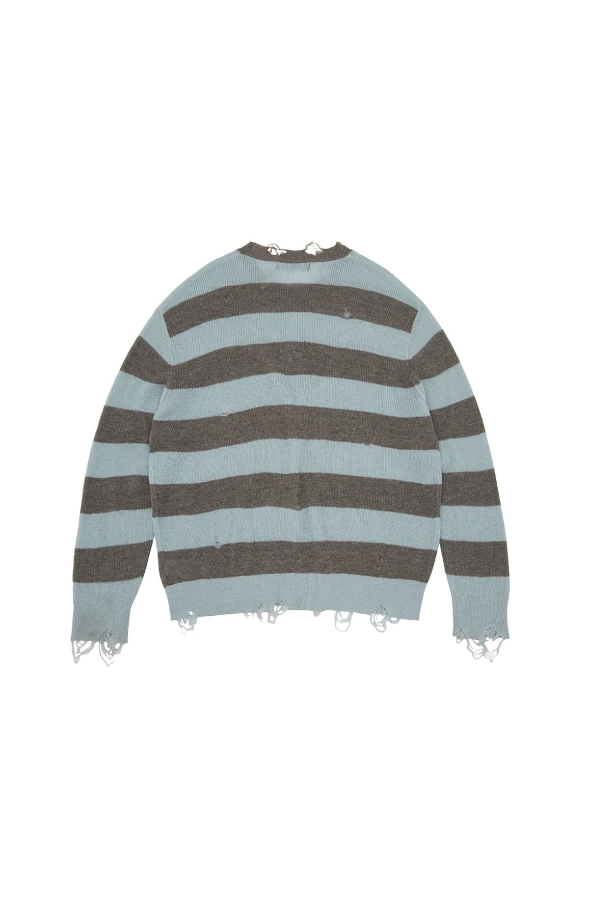 메아(MEA) VINTAGE STRIPED LIGHTWEIGHT KNIT [SAGE GREEN]