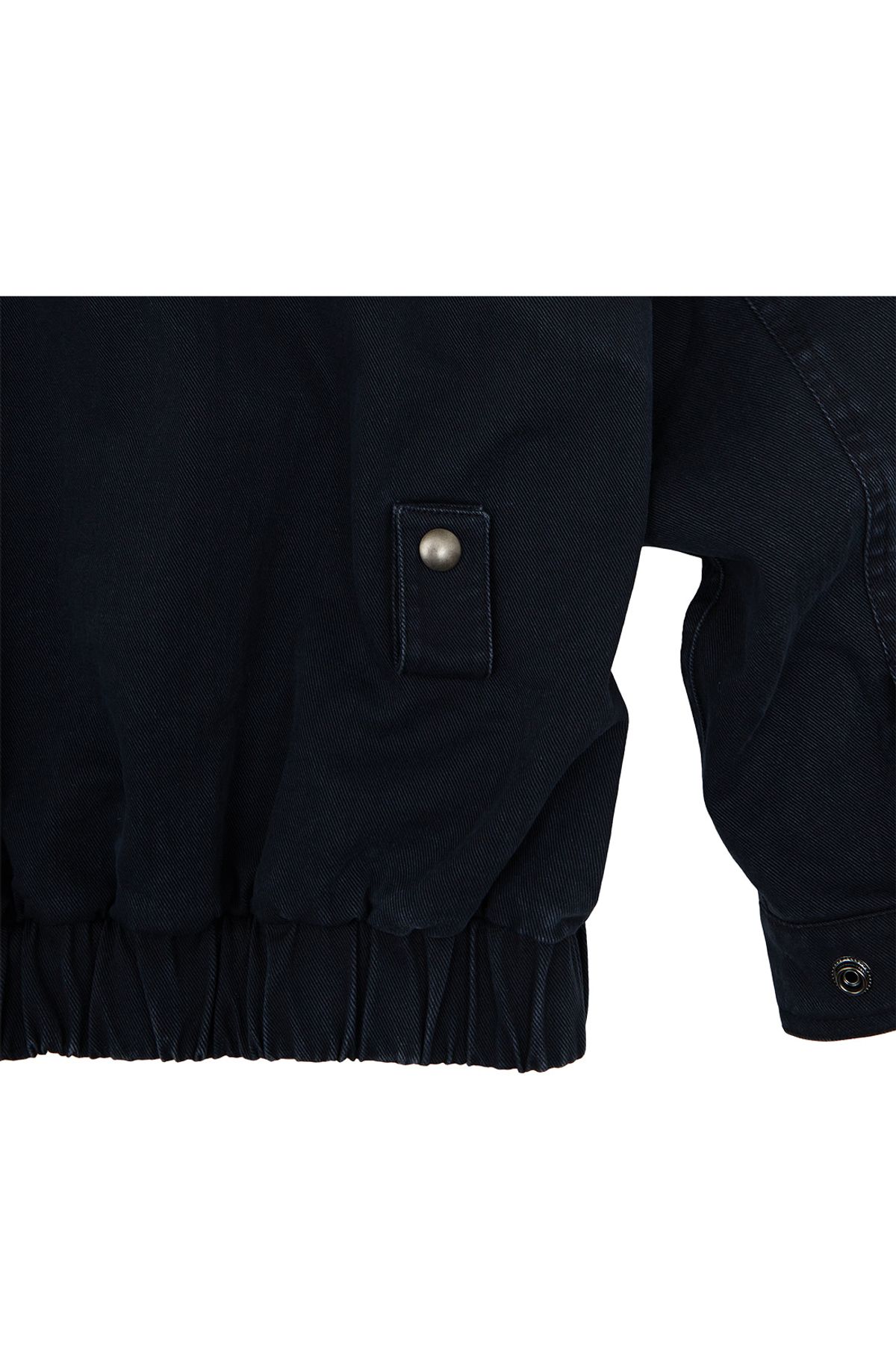 메아(MEA) VINTAGE WASHED STUD BOMBER [DARK NAVY]