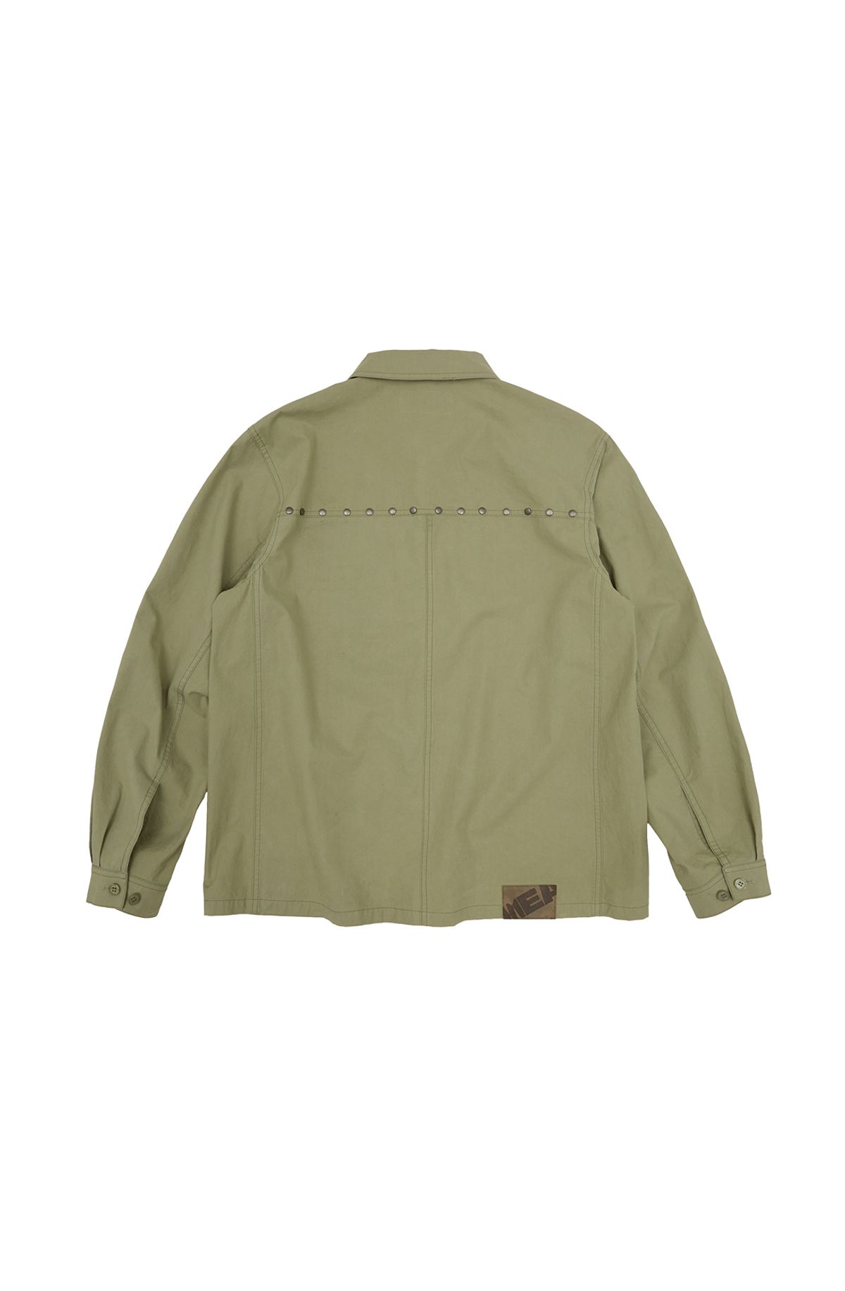 메아(MEA) STUD CHORE JACKET [LIGHT OLIVE]