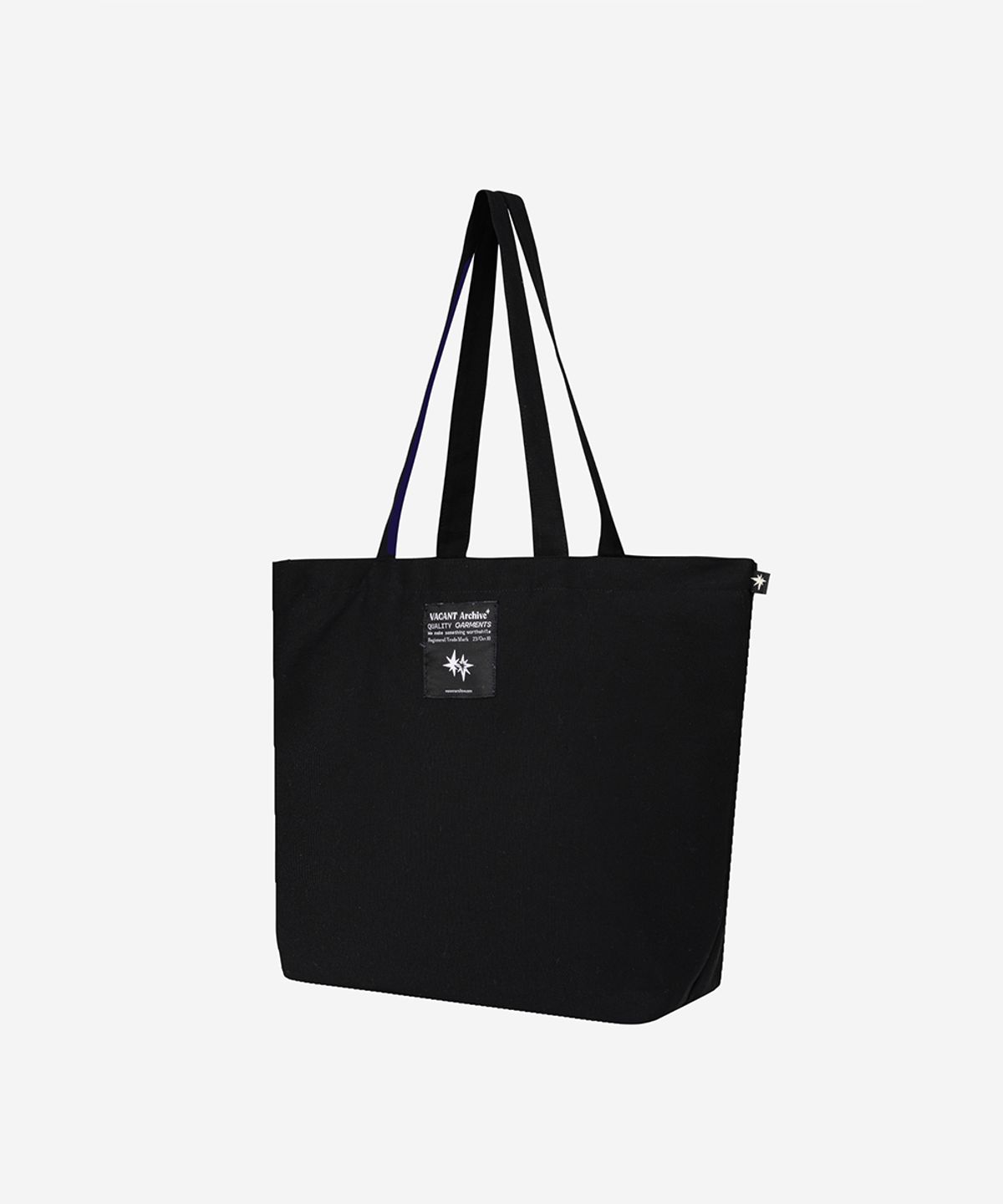 베이컨트 아카이브(VACANT ARCHIVE) LUNE EYELET TOTE BAG BLACK