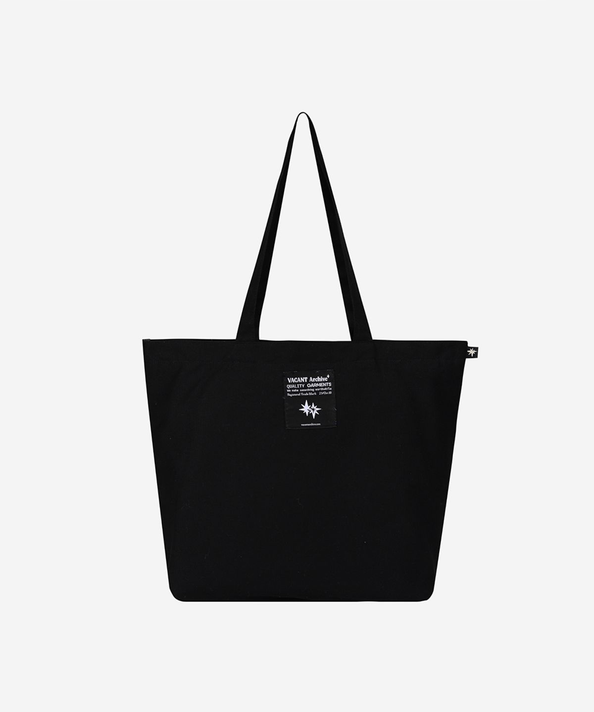 베이컨트 아카이브(VACANT ARCHIVE) LUNE EYELET TOTE BAG BLACK