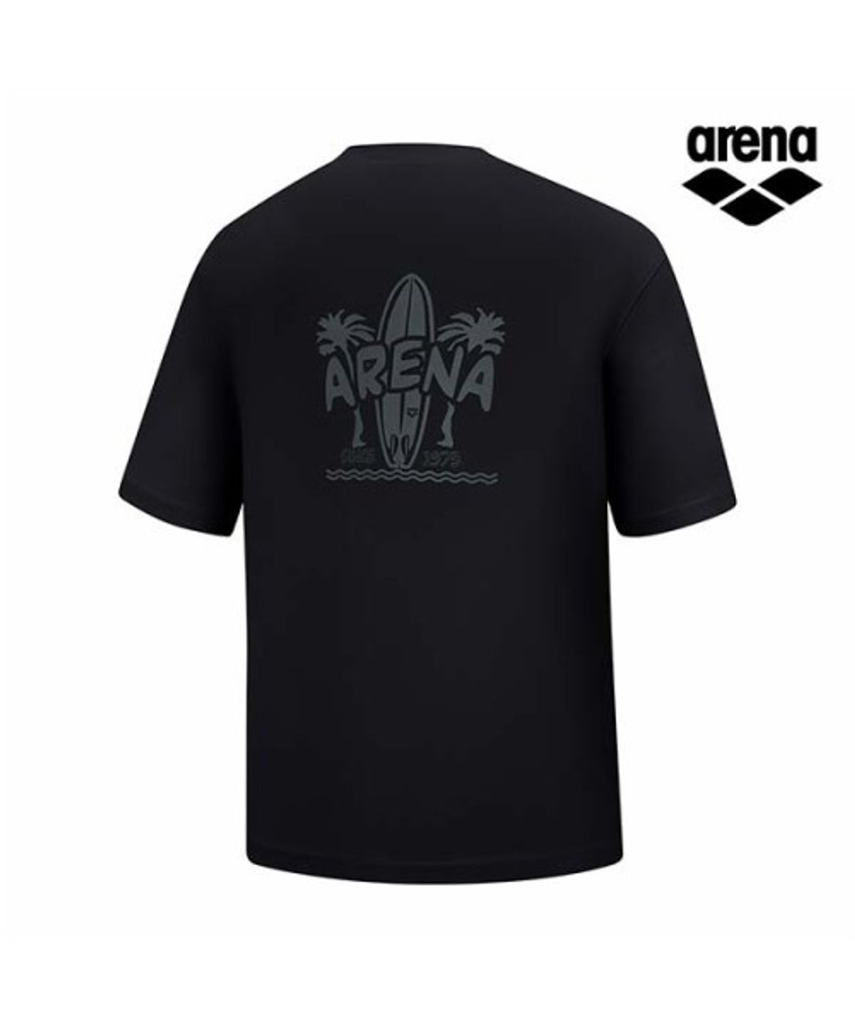 아레나(ARENA) 코어 릴렉스핏 숏슬리브 래쉬가드 A6BM1RR44BLK