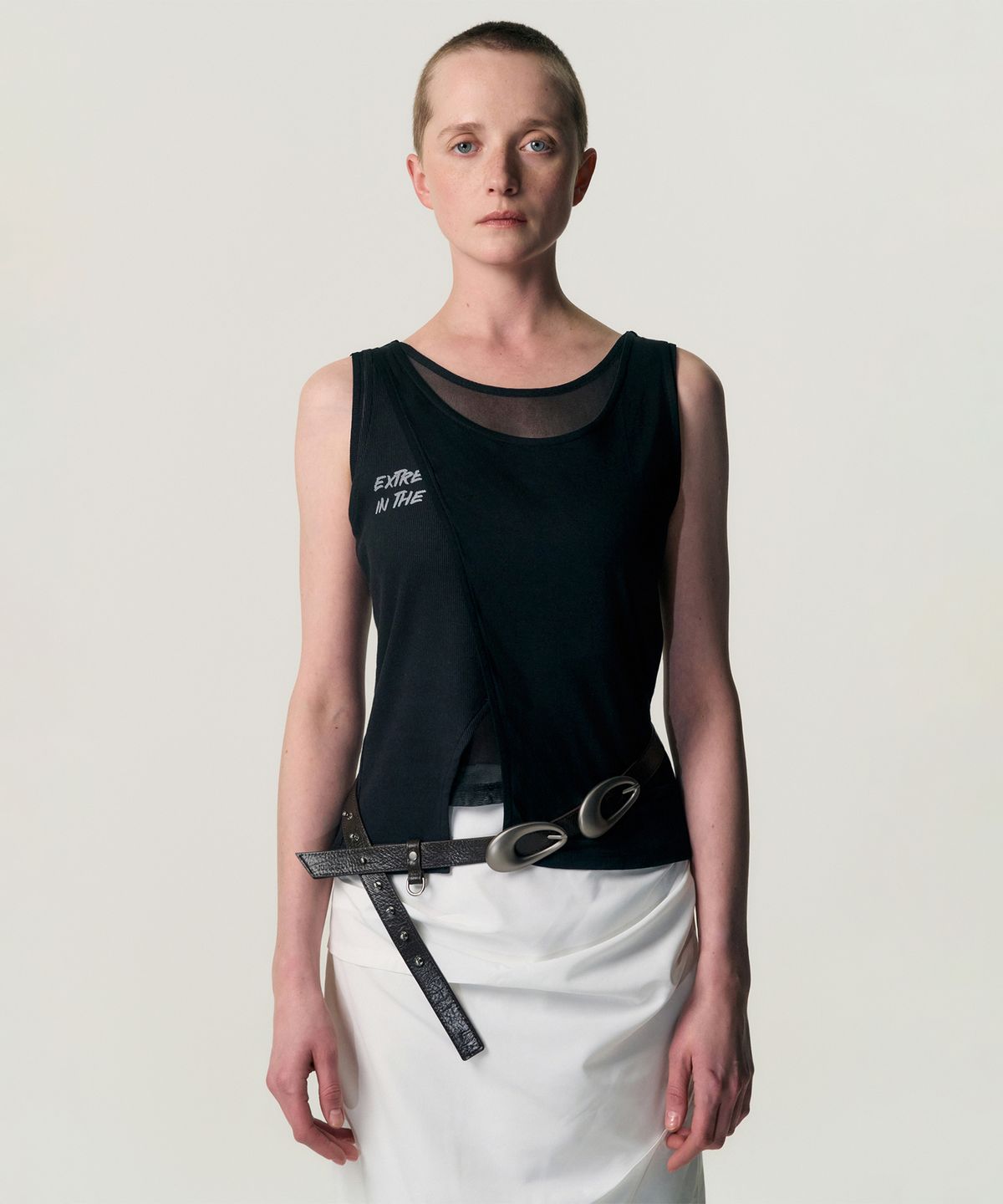 킴지수(KIMZISU) Double Hardware Leather Belt_BROWN