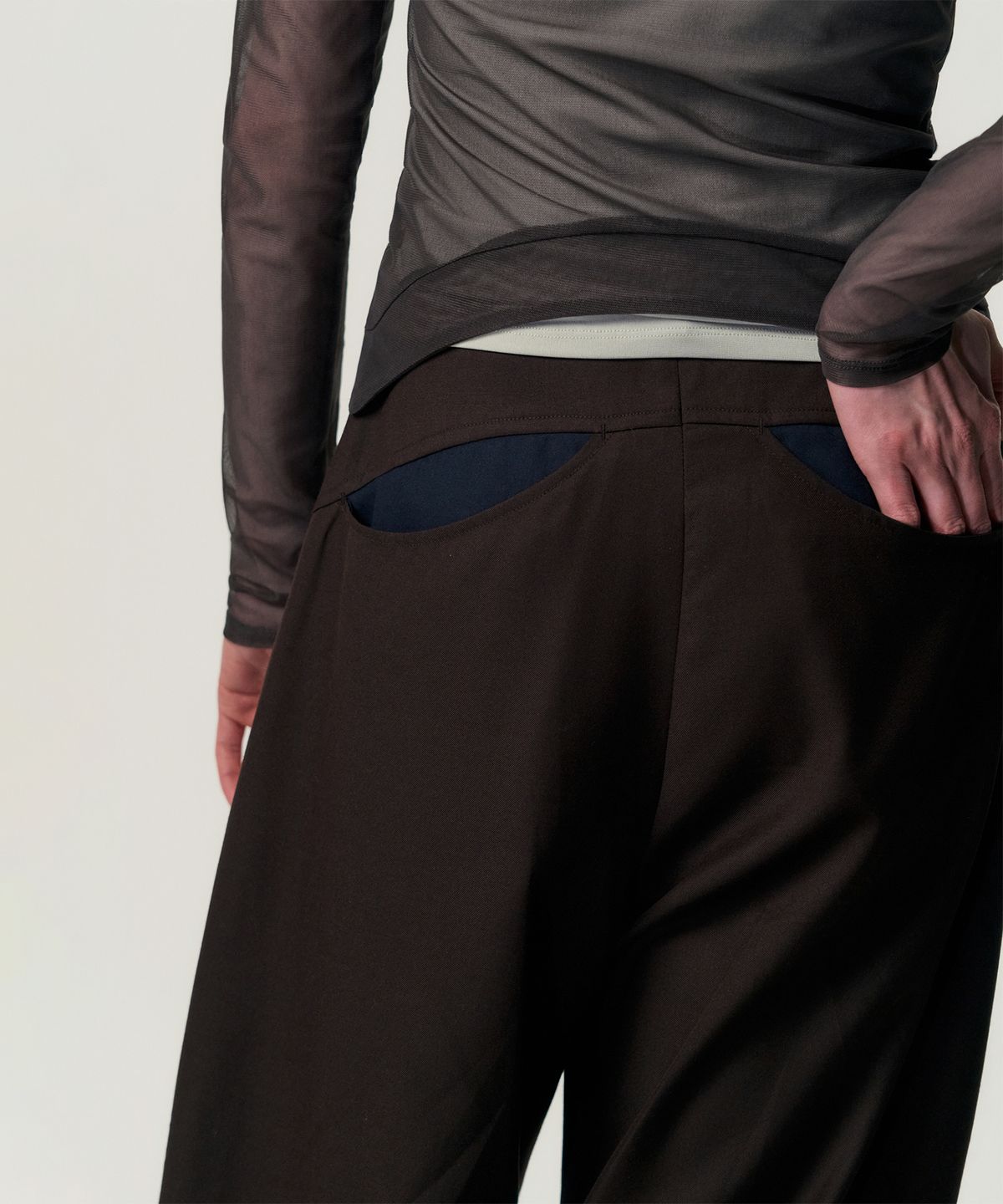 킴지수(KIMZISU) Soft-Curve Wide Pants_BROWN