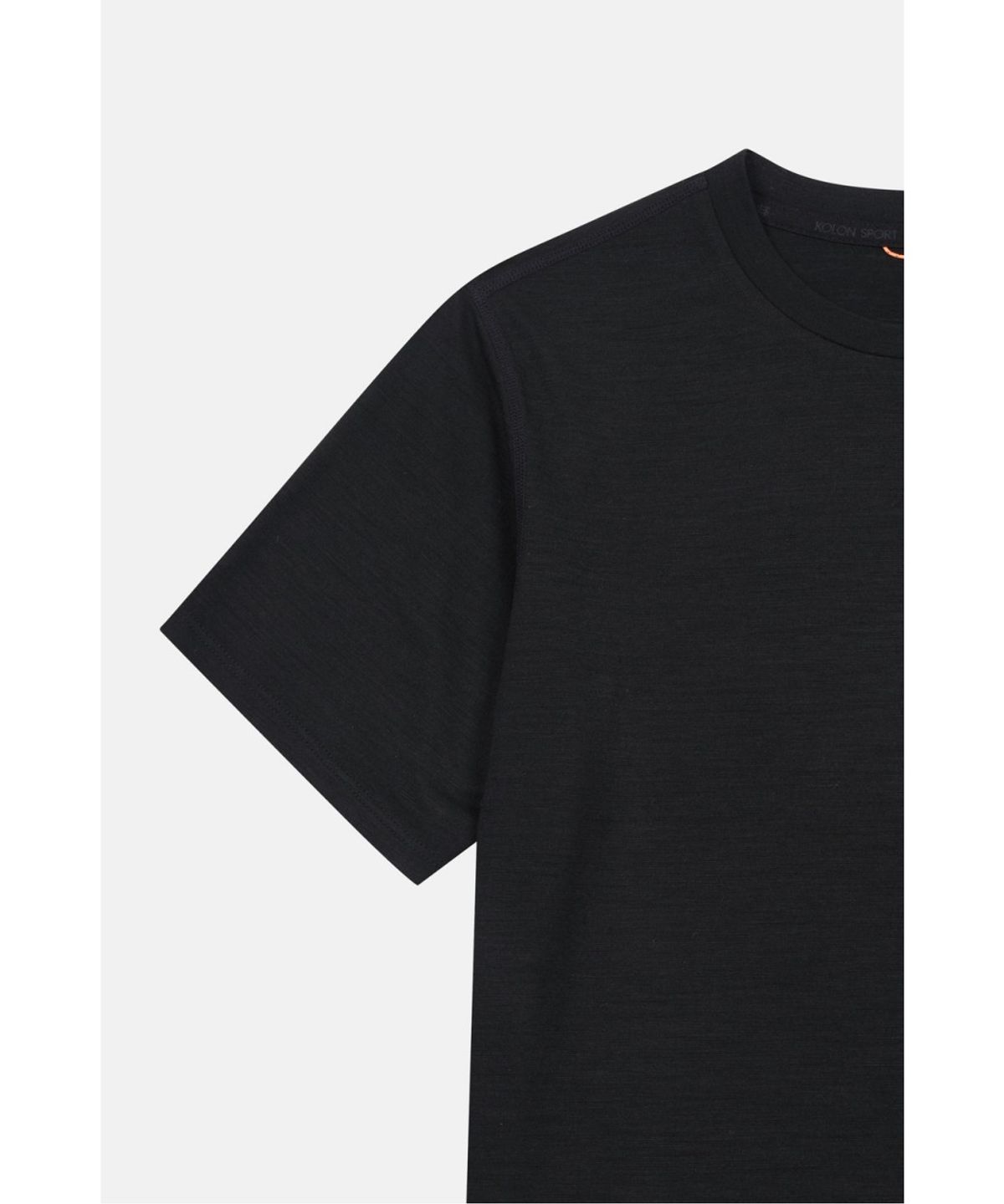 코오롱스포츠(KOLON SPORT) HERO 여성 메리노울 반팔 라운드 티셔츠 JKTCX26056BLK
