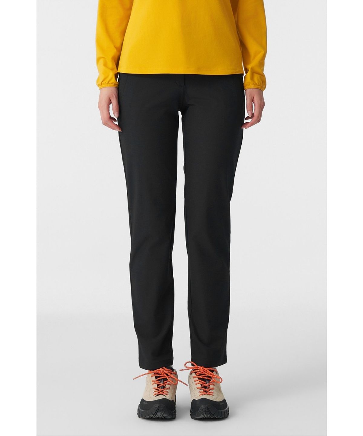 코오롱스포츠(KOLON SPORT) 여성 슬림핏 스탠다드 팬츠 JKPNX26132BLK