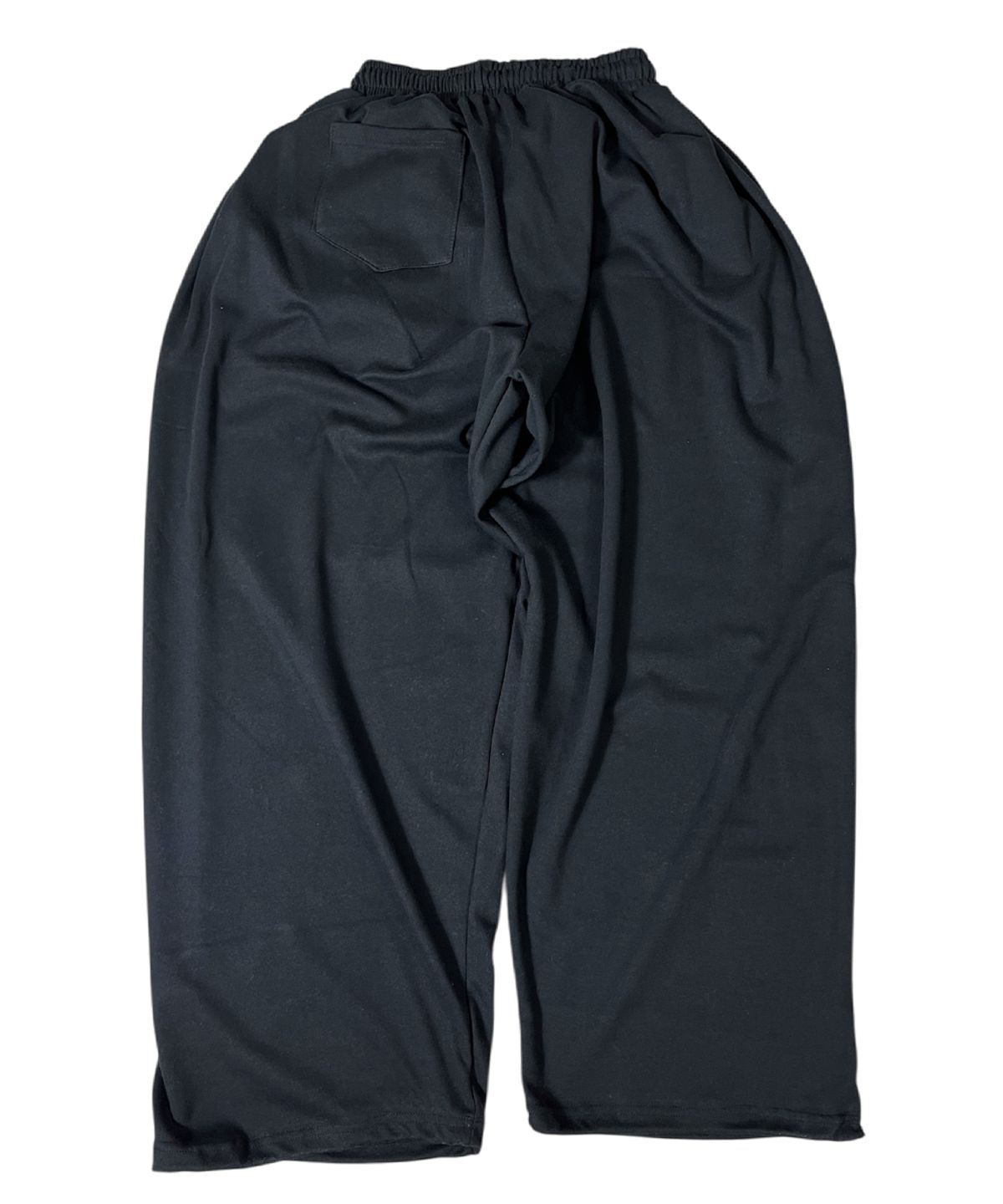 스케이터락(SK8ER ROCK) Old Photo Sweat Wide Pants ((black))