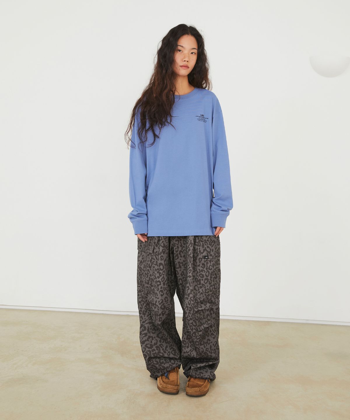 엘엠씨(LMC) AUTHORIZED STANDARD LONG SLV TEE gray blue