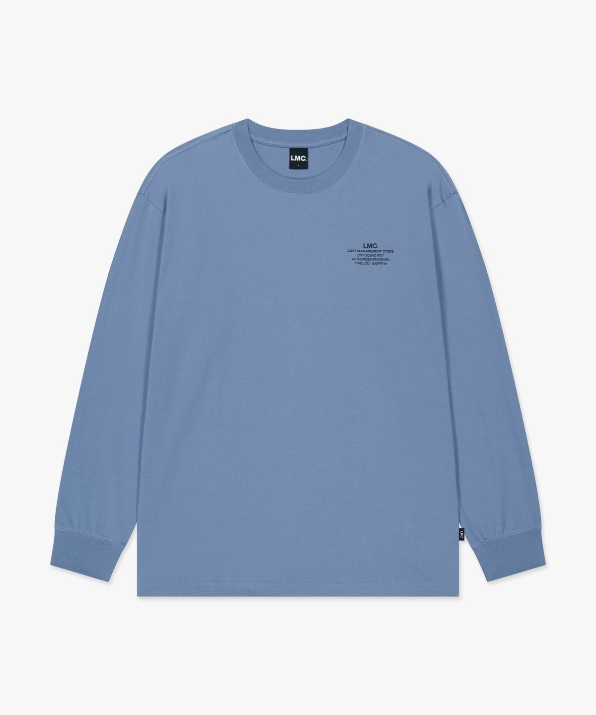 엘엠씨(LMC) AUTHORIZED STANDARD LONG SLV TEE gray blue