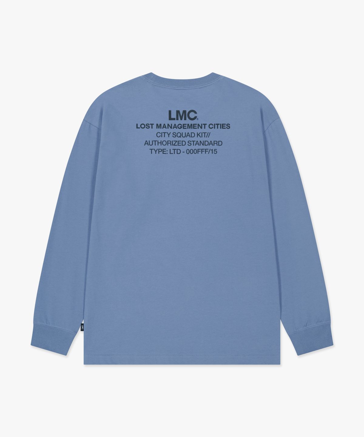 엘엠씨(LMC) AUTHORIZED STANDARD LONG SLV TEE gray blue