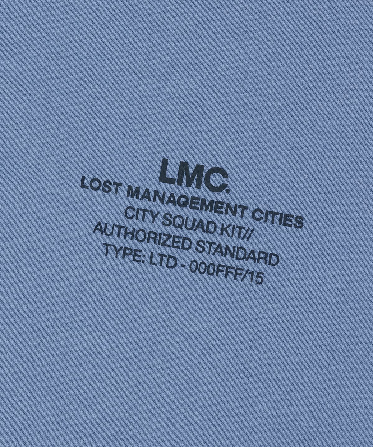 엘엠씨(LMC) AUTHORIZED STANDARD LONG SLV TEE gray blue