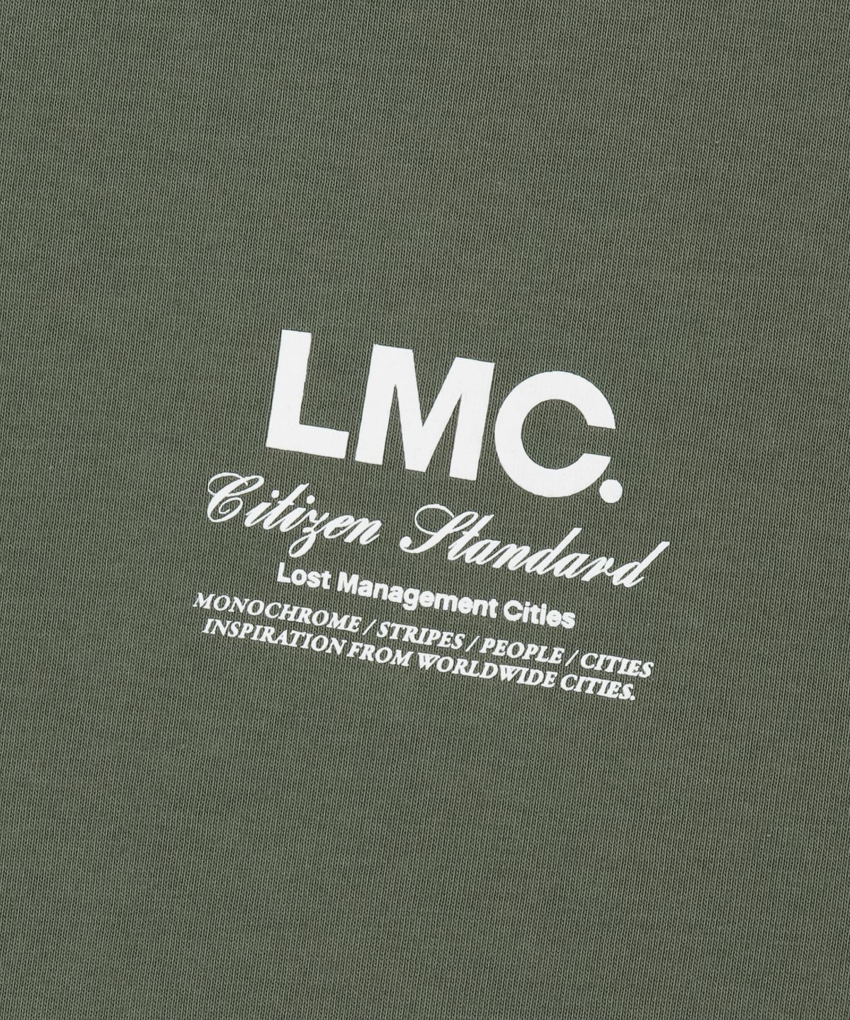 엘엠씨(LMC) FLYING PUPPY LONG SLV TEE khaki